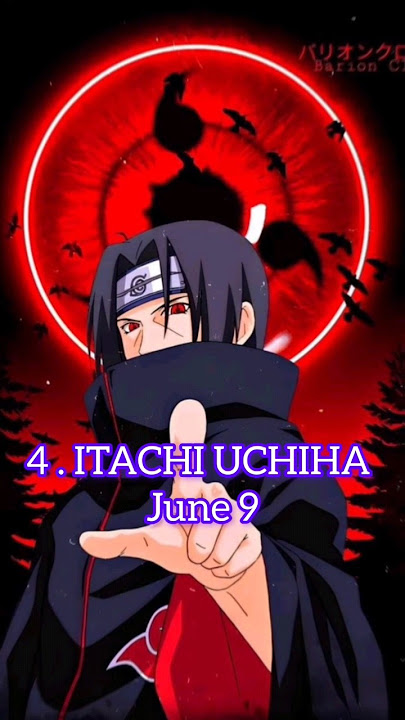 Top 5 Naruto anime character birthday date comment your birthday date #top5 #naruto #birthday #viral