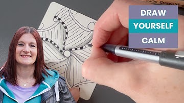 How to Draw Fengled Huggins | A Calming Zentangle® Pattern Tutorial