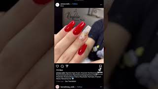 RED NAIL DESIGNS (￼￼INSPIRATION)