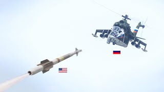 STINGER bullied Russia's Mi-24Z helicopter | Flying Tank was downed in Ukraine - All Pilots captured