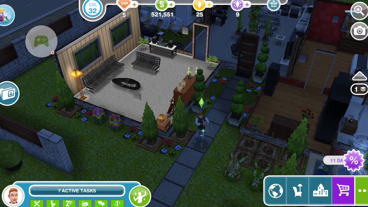 The Sims Freeplay Stare Vacantly into the Park Fountain YouTube