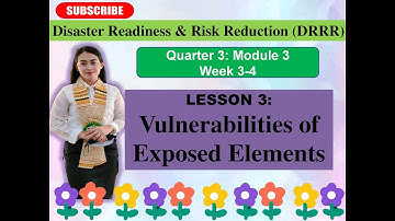 Disaster Readiness & Risk Reduction (DRRR)- Module 3- Lesson 3: VULNERABILITIES OF EXPOSED ELEMENTS