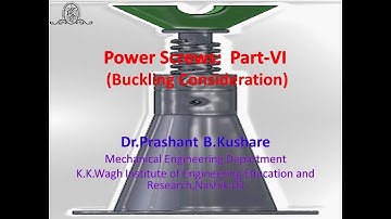 Power Screws:  Part-VI     (Buckling Consideration)