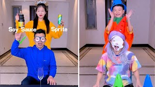 Join the Exciting Blind Color Challenge! #FunnyFamily #PartyGames#Familygames