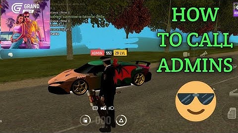 Grand Mobile - How to call admins in Grand mobile