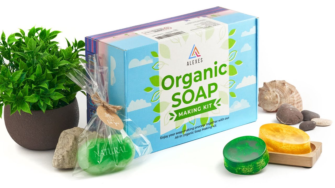 Learn How to Make Organic Soap with This Amazing KIT by ALEXES! 