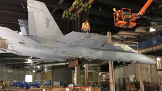 FA-18A Installation Time Lapse Video