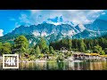 Eibsee, Germany. Nature 4k. Озеро Айбзее, Германия. Природа 4к.