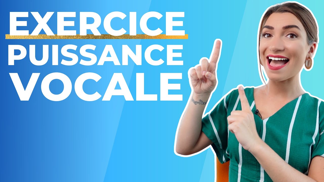 EXERCICE de soutien ! L’exercice CLE pour plus de PUISSANCE VOCALE !