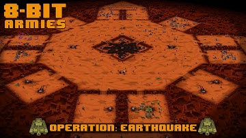 8-Bit Armies #25 Earthquake - Hard - 3 Stars