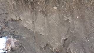 Erosion by gravity