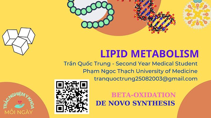 3 sản phẩm quá trình β oxy hóa acid béo