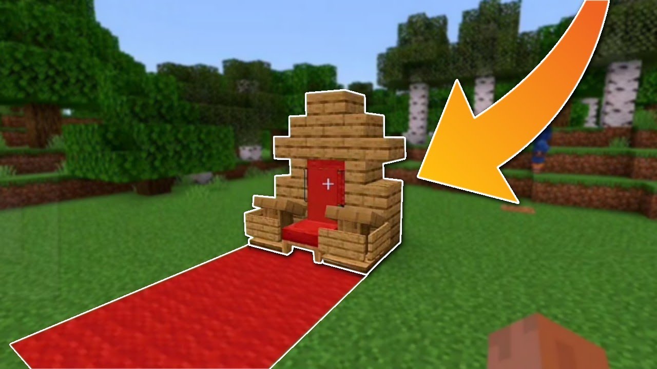 How to build a throne in minecraft - YouTube