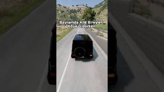 Bayramda Aile Bireyleri Köye Giderken #car#automobile#beamngdrive #gaming#family#aile#türkiye#games
