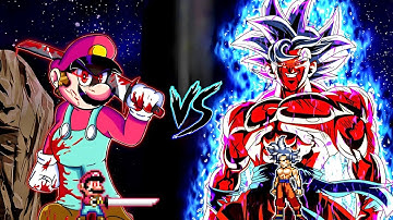 Devil Mario V2 (New) VS Goku DBS V3.5 (all form) in Jump Force Mugen