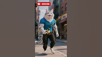 Bố mèo giúp mèo con bắt cá vàng#funny #animals #cat #shorts