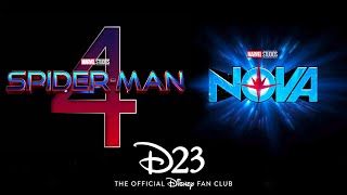 SPIDER-MAN 4 & NOVA OFFICIAL Announcements Coming at D23 D23 Teaser Poster Breakdown