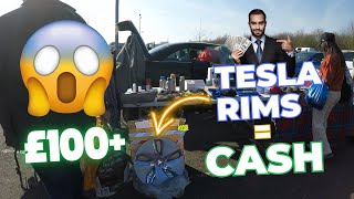 Hidden Profit EVERYWHERE! Tesla Rims & BIG Resell Scores at Boreham & Chelmsford Car Boot Sales!