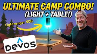 The Only Camp Light You Need Devos Lightranger 500 + Outpost Table. 