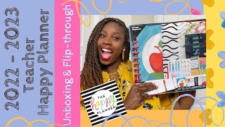 2022-2023 Teacher Happy Planner Unboxing & Flip-Through
