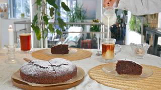 Slow Living in Finland 🍠 Sweet Potato, Chocolate Cake \u0026 Salmon Soup🍲