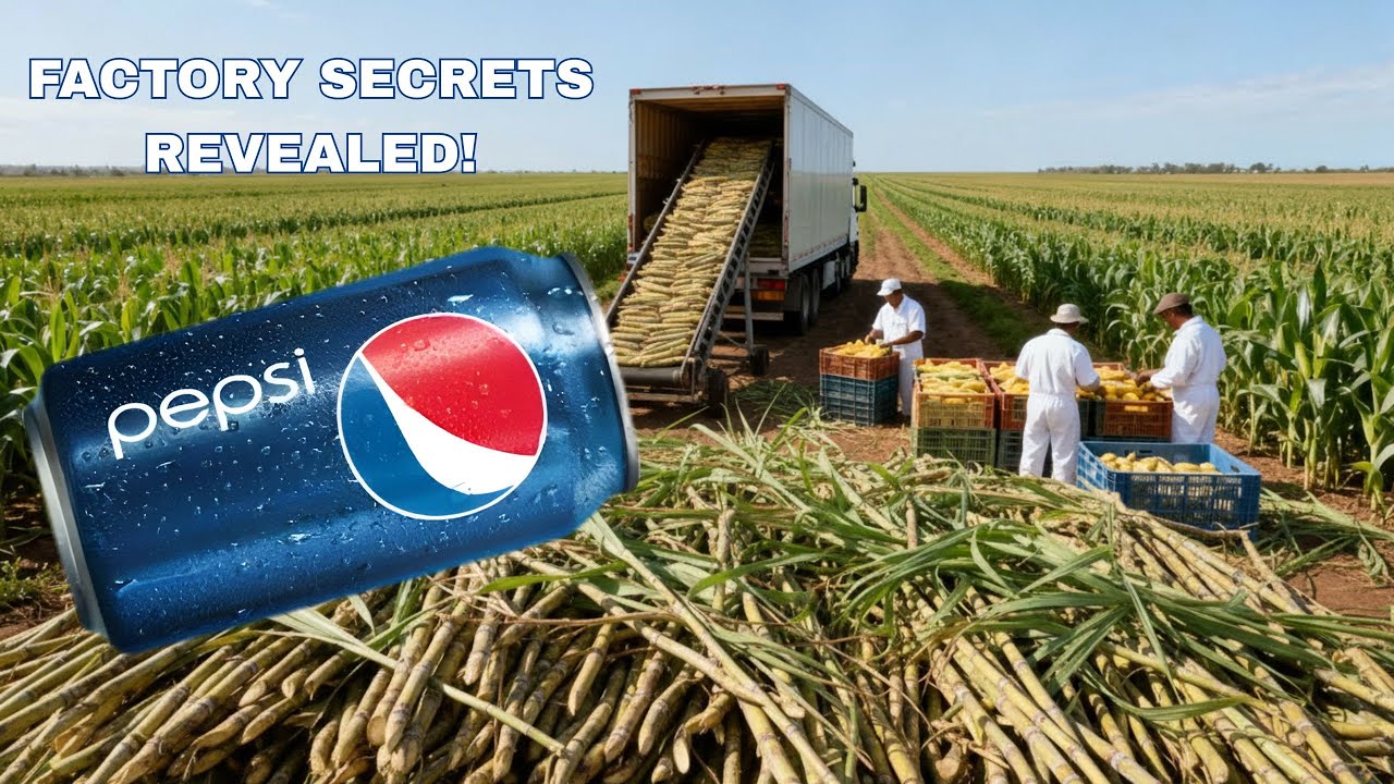 Pepsi Production: Inside the World’s Largest Pepsi Factory | Full Bottling Process