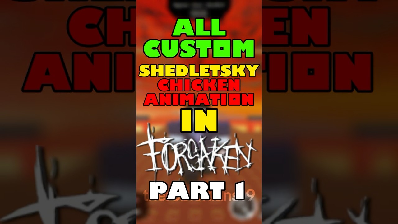 All Custom Shedletsky Chicken Animations In Forsaken!!! 