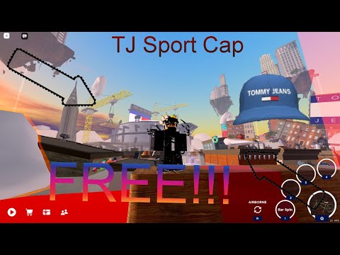 How to get TJ SPORT CAP (TEXT LOGO BLUE) in TOMMY PLAY | Roblox