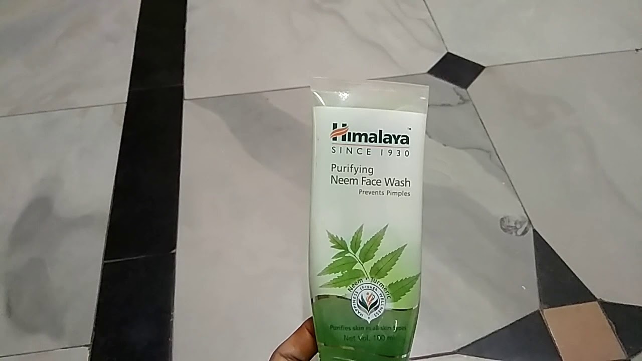 Himalaya purifying neem face wash review method in Telugu YouTube