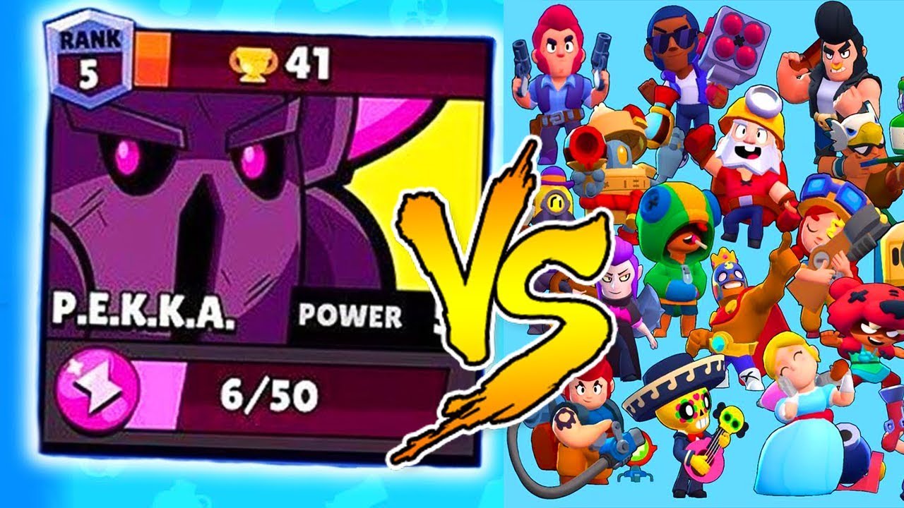 PEKKA VS TM KARAKTERLER  Brawl Stars