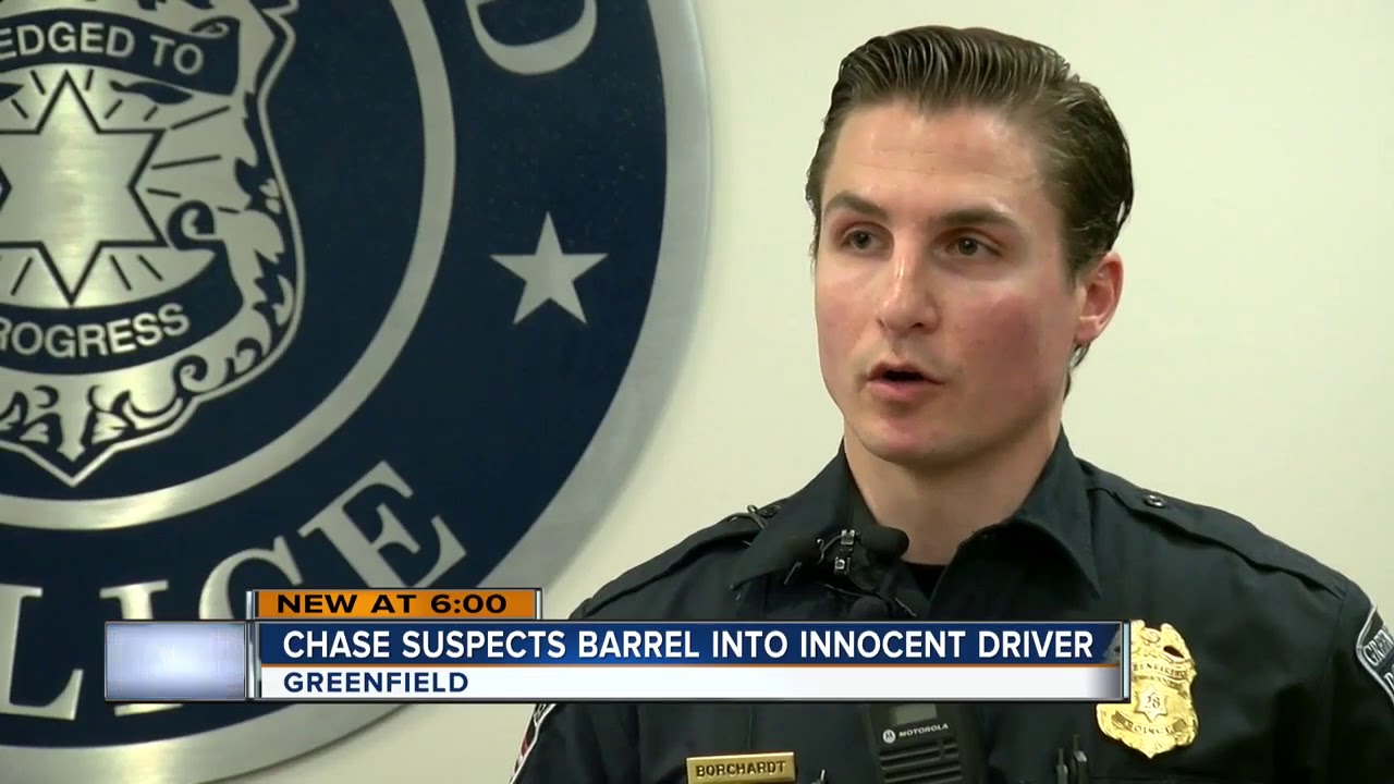 Milwaukee man leads Greenfield Police on wild chase - YouTube