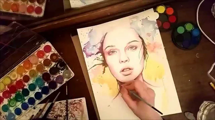 Time lapse portrait - Obsolete (Watercolor)