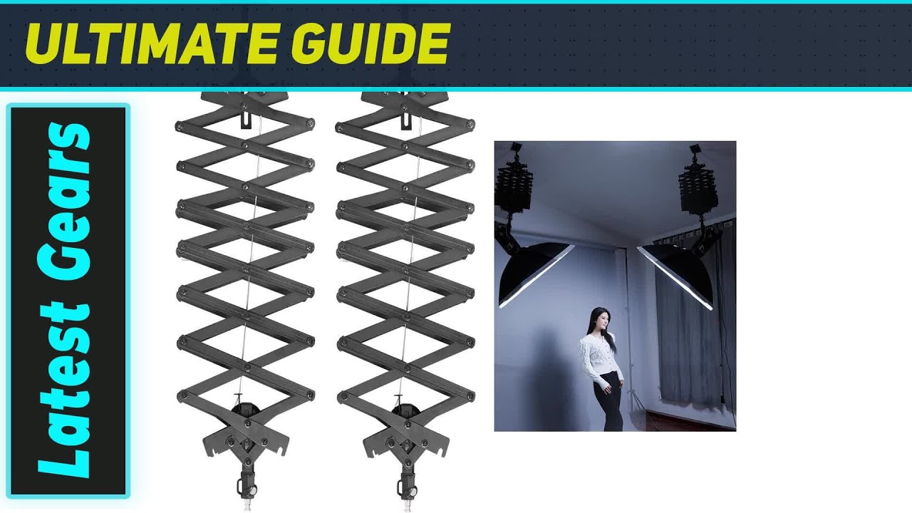 Best Pantograph for Studio Lighting? 2M Drop Ceiling Rail System Test!