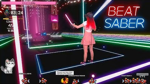 First time trying custom WALL MAPS in BEAT SABER! Noodle Extensions. Livestream Highlights