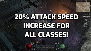20% Attack Speed INCREASE on ALL CLASSES!