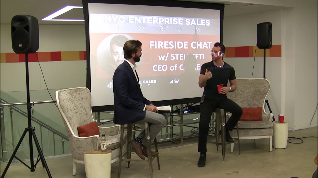 Nyc Enterprise Sales Forum Fireside Chat With Steli Efti By