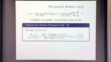 On Learning Distributions from their Samples