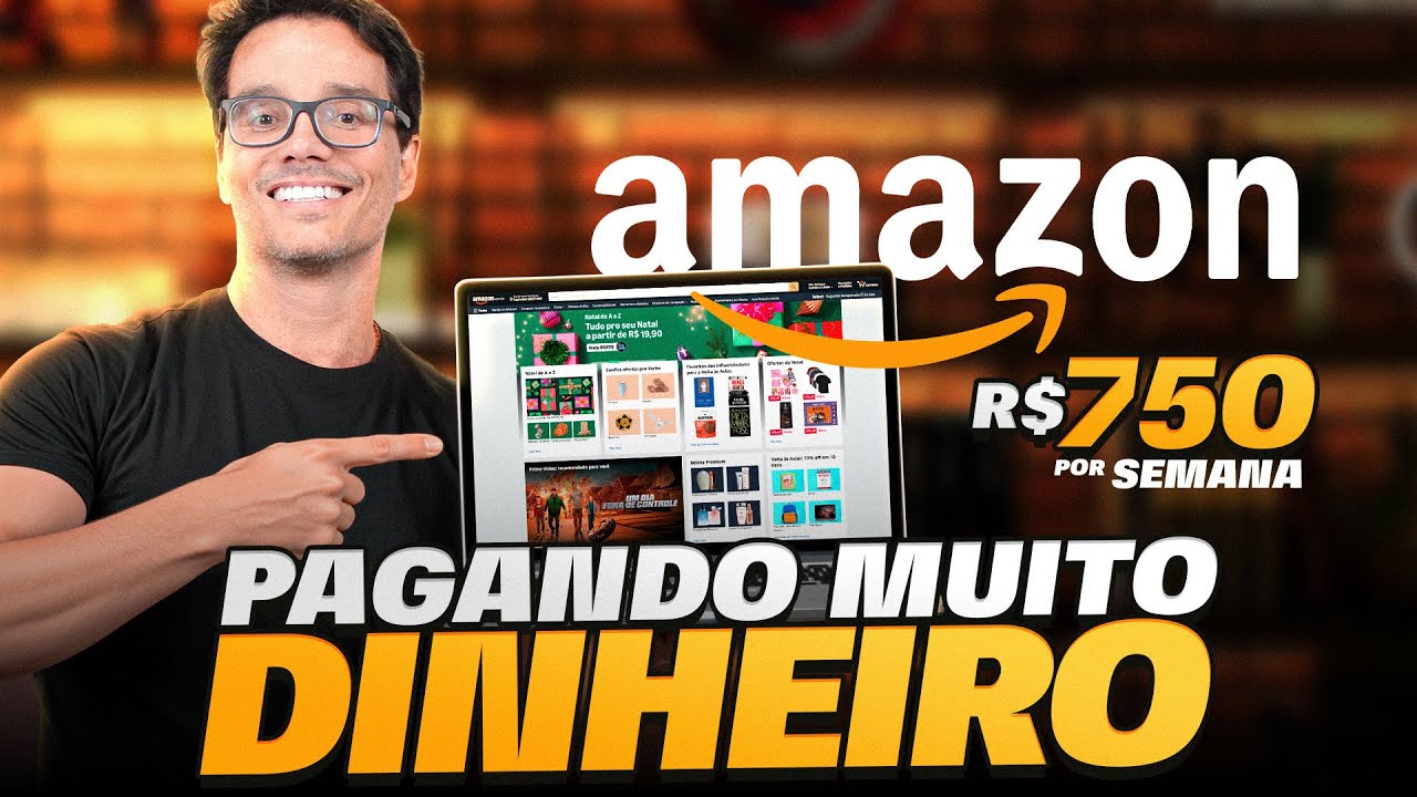 VEJA COMO FIZ 750 REAIS POR SEMANA COMO AFILIADO DA AMAZON! [passo a passo atualizado 2026]