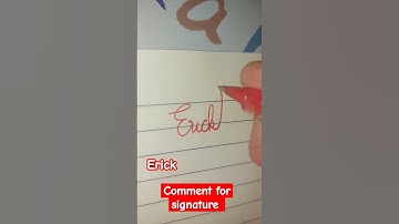 Erick #signature #handwriting #handwritingexpert #calligraphyhandwriting #art