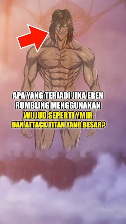 What if Eren uses Attack Titan for Rumbling? #attackontitan #shingekinokyojin #eren #shorts