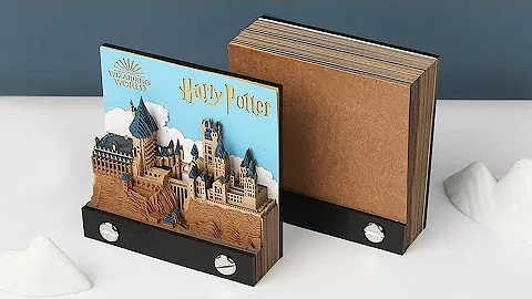 Harry Potter 2022 Notepad - Return to Hogwarts 3D Art Memo Pad