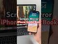 Screen Mirror iPhone to MacBook - Tutorial