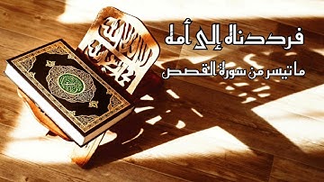 فرددناه إلى أمه تلاوة تهز القلب من سورة القصص | القارئ عمر بن عبد العزيز