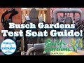 Test Seat Guide: Busch Gardens Tampa Bay | How I Fit In All Test Seats For All Major Attractions