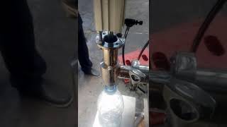 mesin filling minyak goreng testing