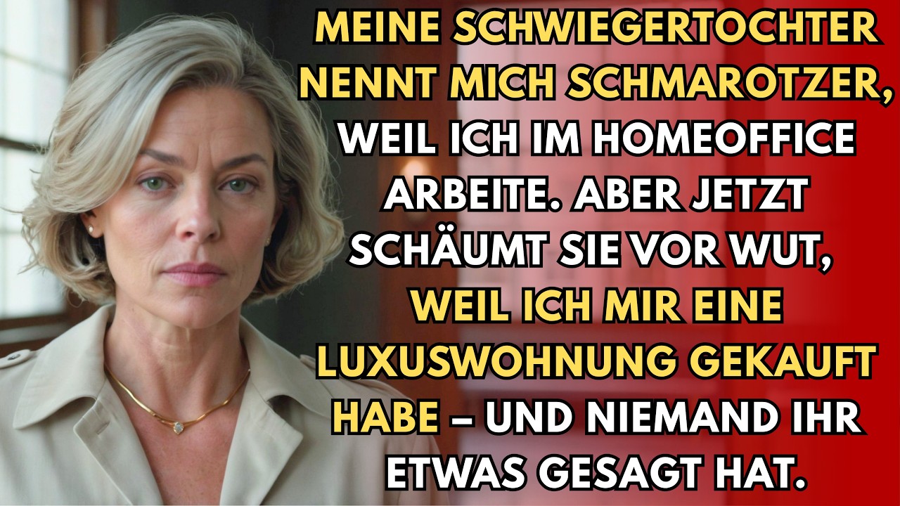 „Ich habe mitanghört, wie meine Schwiegertochter mich in meinem eigenen Haus als Schmarotzer bezeichnet hat – während sie mietfrei bei mir wohnte. Ich habe kein Wort gesagt. Stattdessen habe ich...
