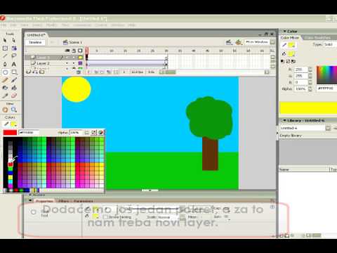 Video: Kako Napraviti Flash Animaciju