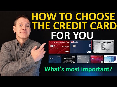 Video: How To Choose A Credit Card In