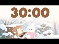 Winter Study timer 🎵 30 minute timer for classroom
