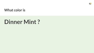 Dinner Mint color #e8f3e4 hex color - Green color - Warm color e8f3e4